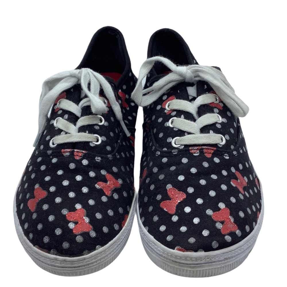 Disney‎ Minnie Mouse sneakers polka dots red bows Size 5 Girls